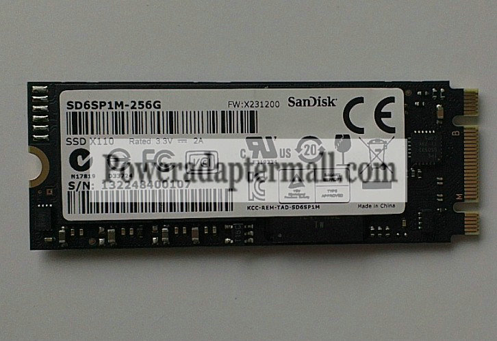 Sandisk SSD X110 SD6SP1M-256G PCI-E NGFF 256G For Asus UX X S